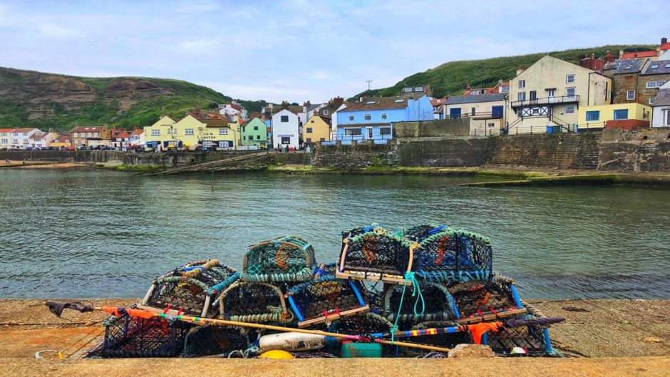 Fishing Village of Staithes in North Yorkshire