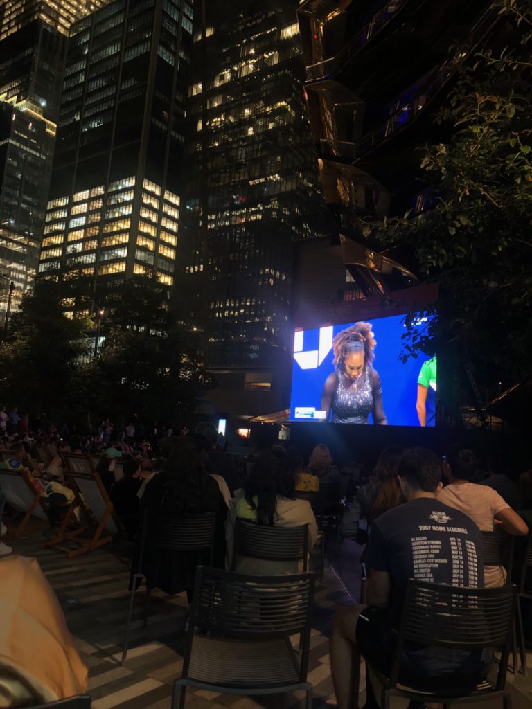 First time at US Open Tennis Guide and Tips - US Open Big Screen at Hudson Yards - Simone Says GO! - Travel blog