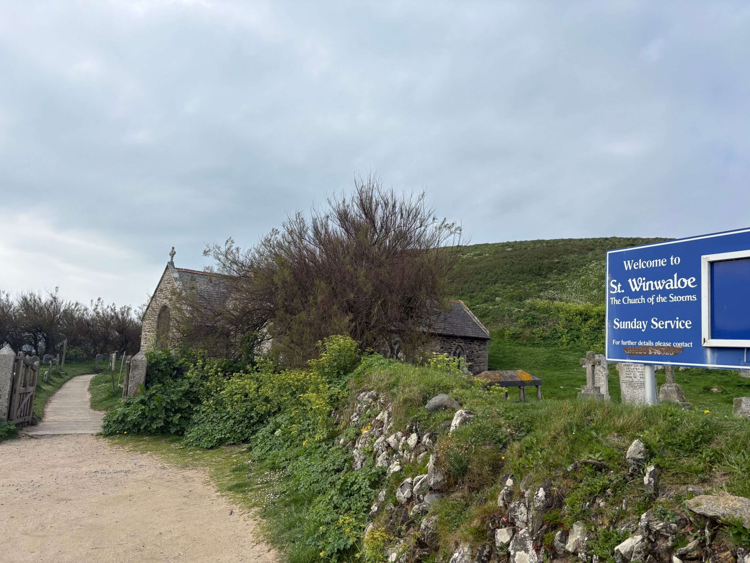 Porthleven to Lizard Point_Cornwall_South West Coast Path_St Winwaloe Church_Simone Says GO! Travel Blog